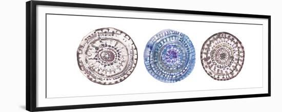 Watercolor Mandalas 2-Lora Gold-Framed Premium Giclee Print