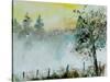 Watercolor Mist-Pol Ledent-Stretched Canvas
