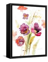 Watercolor Modern Poppies-Lanie Loreth-Framed Stretched Canvas