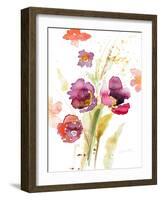 Watercolor Modern Poppies-Lanie Loreth-Framed Art Print