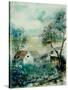 Watercolor Monceau-Pol Ledent-Stretched Canvas