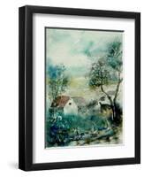 Watercolor Monceau-Pol Ledent-Framed Art Print