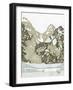 Watercolor Mountain Retreat II-Stellar Design Studio-Framed Art Print