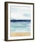 Watercolor Ocean Horizon I-Annie Warren-Framed Art Print