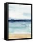 Watercolor Ocean Horizon I-Annie Warren-Framed Stretched Canvas