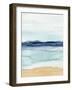 Watercolor Ocean Horizon II-Annie Warren-Framed Art Print