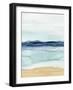 Watercolor Ocean Horizon II-Annie Warren-Framed Art Print