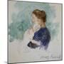 Watercolor of Mother and Child by Mary Cassatt-Geoffrey Clements-Mounted Premium Giclee Print