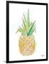 Watercolor Origami Pineapple-Nola James-Framed Art Print