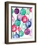 Watercolor Ornaments-Sara Berrenson-Framed Art Print