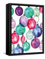 Watercolor Ornaments-Sara Berrenson-Framed Stretched Canvas