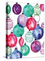 Watercolor Ornaments-Sara Berrenson-Stretched Canvas