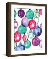 Watercolor Ornaments-Sara Berrenson-Framed Art Print