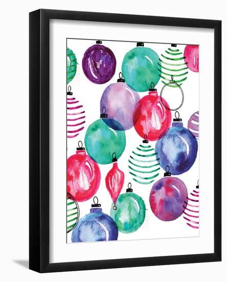 Watercolor Ornaments-Sara Berrenson-Framed Art Print