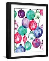 Watercolor Ornaments-Sara Berrenson-Framed Art Print