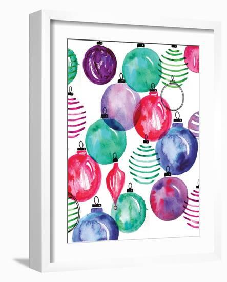 Watercolor Ornaments-Sara Berrenson-Framed Art Print