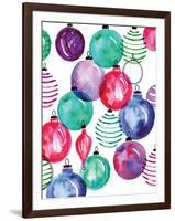 Watercolor Ornaments-Sara Berrenson-Framed Art Print