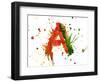 Watercolor Paint - Letter A--Vladimir--Framed Art Print