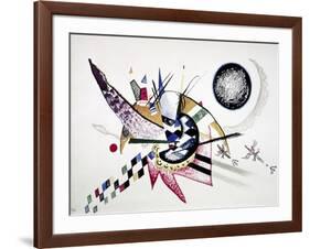 Watercolor Painting of Composition-Wassily Kandinsky-Framed Art Print