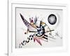 Watercolor Painting of Composition-Wassily Kandinsky-Framed Art Print