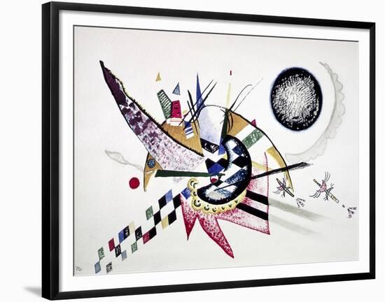 Watercolor Painting of Composition-Wassily Kandinsky-Framed Art Print