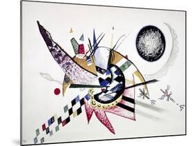 Watercolor Painting of Composition-Wassily Kandinsky-Mounted Art Print