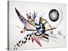 Watercolor Painting of Composition-Wassily Kandinsky-Stretched Canvas