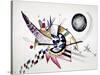 Watercolor Painting of Composition-Wassily Kandinsky-Stretched Canvas