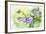 Watercolor Painting Of The Bell Flowers-Valenty-Framed Art Print