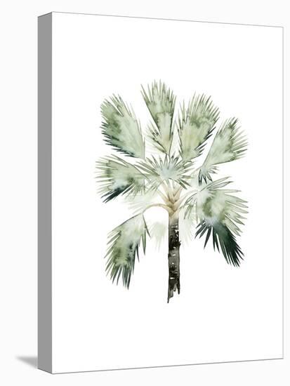 Watercolor Palm of the Tropics I-Grace Popp-Stretched Canvas