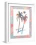 Watercolor Palms I-Nicholas Biscardi-Framed Art Print