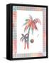 Watercolor Palms II-Nicholas Biscardi-Framed Stretched Canvas