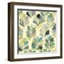 Watercolor Palms II-Grace Popp-Framed Art Print