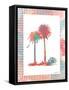 Watercolor Palms IV-Nicholas Biscardi-Framed Stretched Canvas