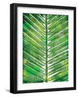Watercolor Palms Mate-OnRei-Framed Art Print