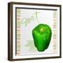 Watercolor Pepper III-Andi Metz-Framed Art Print