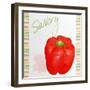 Watercolor Pepper IV-Andi Metz-Framed Art Print