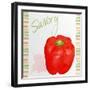 Watercolor Pepper IV-Andi Metz-Framed Art Print