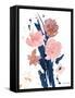 Watercolor Pink Poppies II-Lanie Loreth-Framed Stretched Canvas