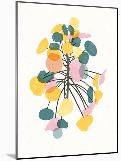 Watercolor Plant I-null-Mounted Art Print