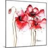 Watercolor Poppies I-Leticia Herrera-Mounted Art Print