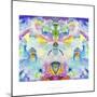 Watercolor Rainbow Fight-Lisa Katharina-Mounted Giclee Print