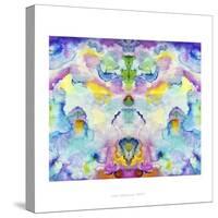 Watercolor Rainbow Fight-Lisa Katharina-Stretched Canvas