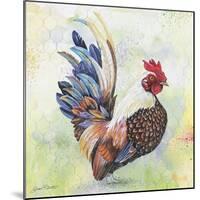 Watercolor Rooster-A-Jean Plout-Mounted Giclee Print