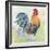 Watercolor Rooster-B-Jean Plout-Framed Giclee Print