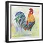 Watercolor Rooster-B-Jean Plout-Framed Giclee Print