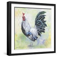 Watercolor Rooster-C-Jean Plout-Framed Giclee Print