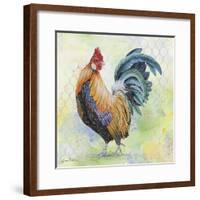 Watercolor Rooster-D-Jean Plout-Framed Giclee Print