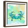 Watercolor Sea Creatures I-Julie DeRice-Framed Art Print