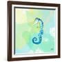 Watercolor Sea Creatures IV-Julie DeRice-Framed Art Print